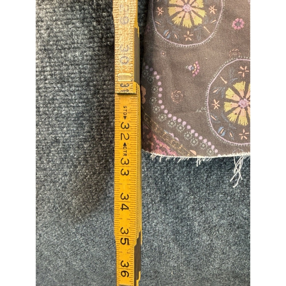 NWT Free People Just Float On Super Flare Stretch Pink Paisley Jeans Bell Bottom - Picture 9 of 10